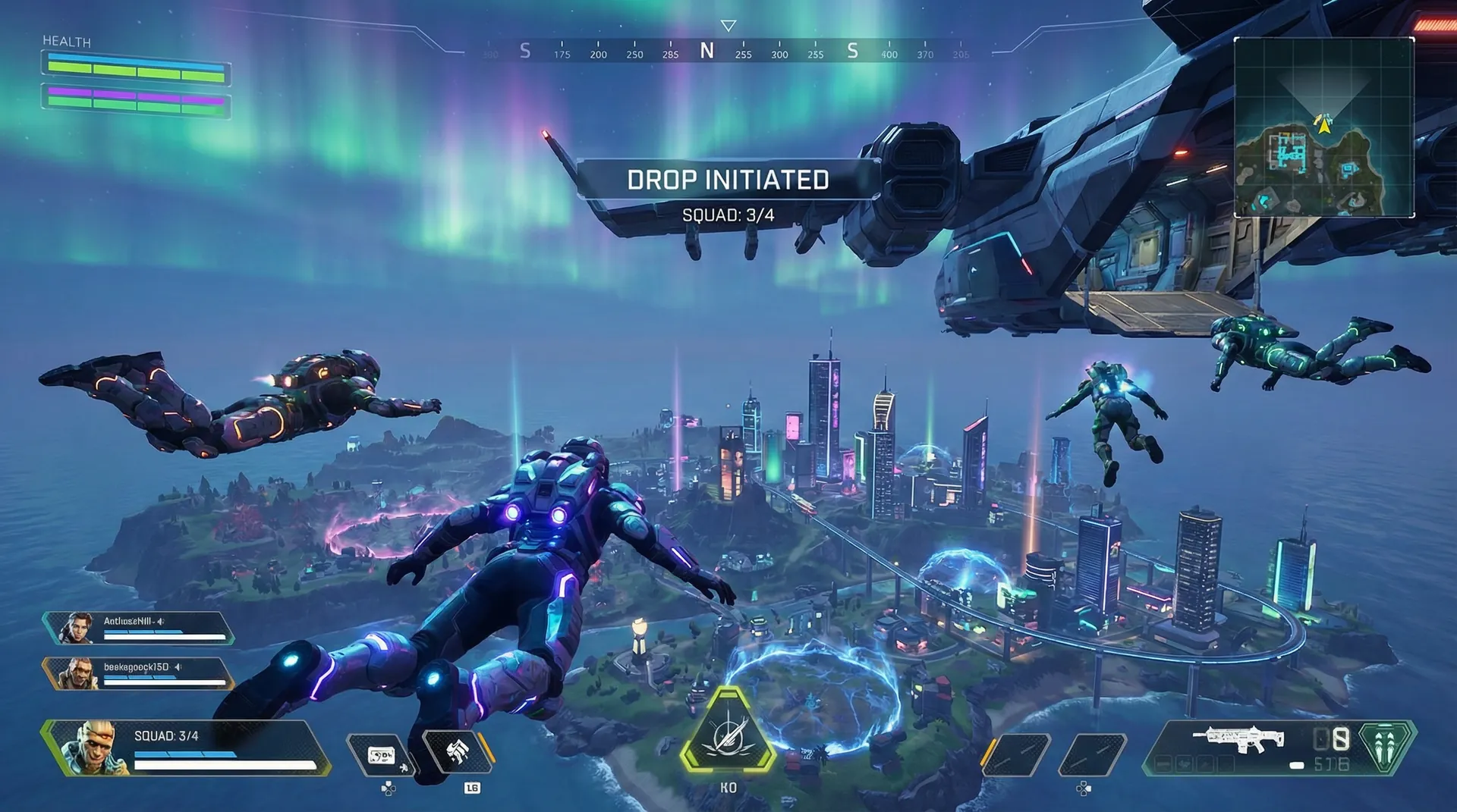 大逃杀游戏空降瞬间 - 开云电竞 精彩操作